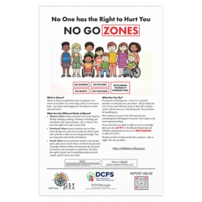 Illinois Child Abuse Prevention Poster - ENGLISH